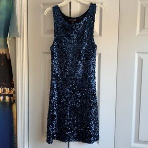 Blue sequin dress from Love Culture. Size S